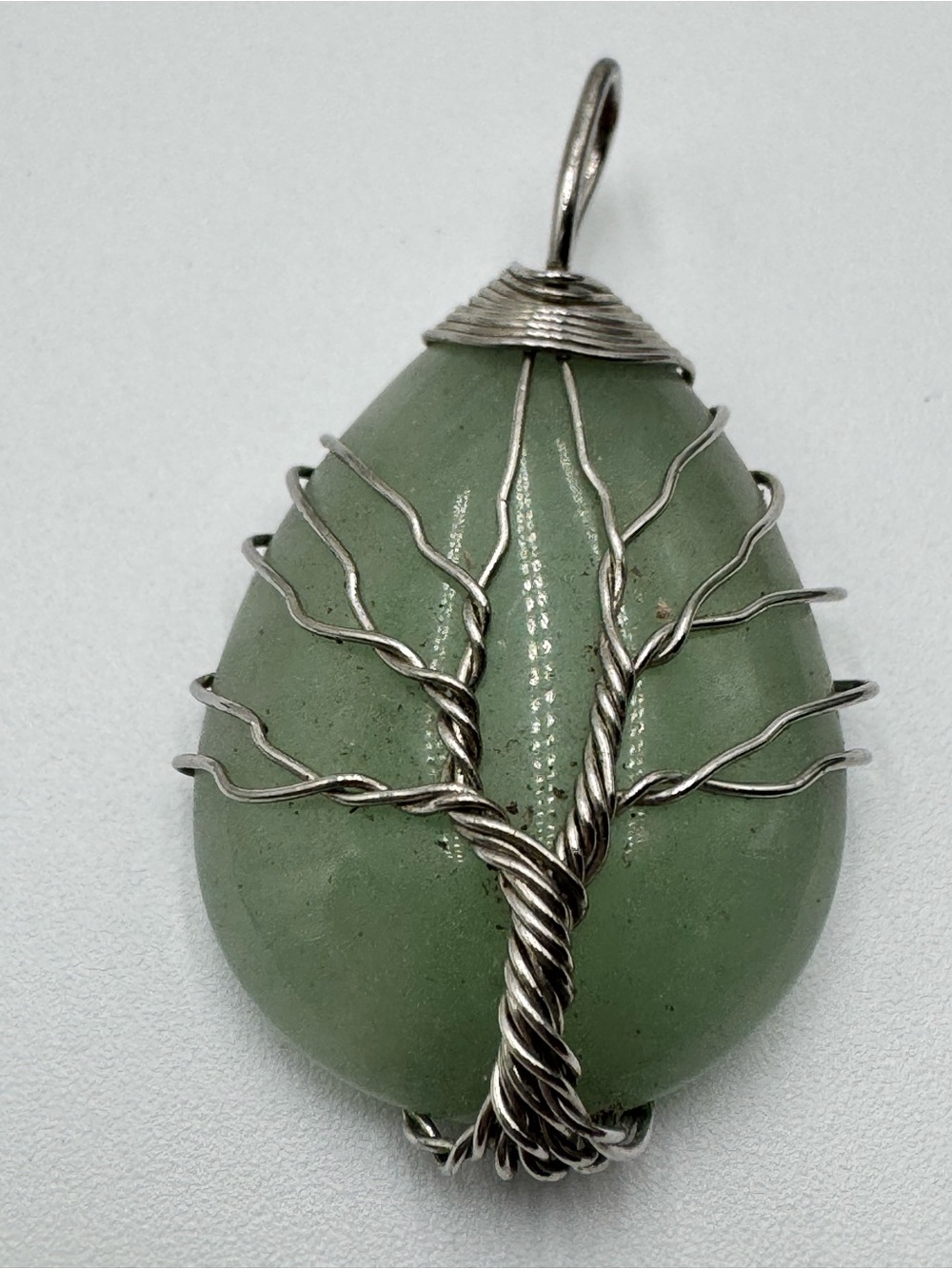 Green Aventurine Tree Of Life Healing Stone Handmade Pendant
- Women's Jewelry